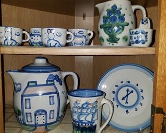 Mary Hadley, including unusual 4 piece childs set top left