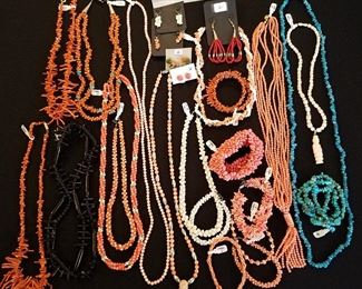 Coral, Turquoise, etc.