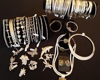 SAMPLE of the QUANTITY of Sterling Jewelry