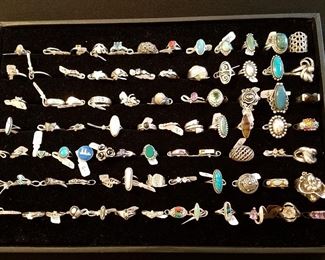 Sterling Rings....