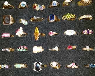 Another pic of the gold rings