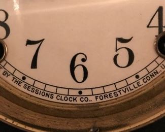 SESSIONS antique clock
SESSIONS CLOCK CI. Forestville, Conn.