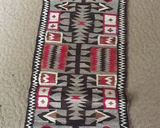 Small Navajo rug.