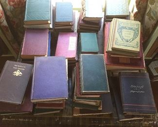 Hundreds of antiquarian and newer books.