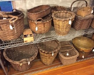 Country baskets fresh from the barn.