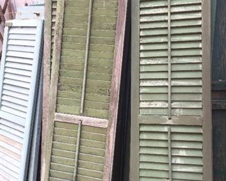 Antique shutters.