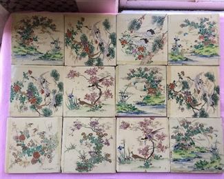 Oriental tile lot.
