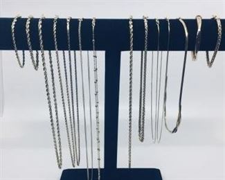 Assortment of 14k Gold Chains & Bracelets https://ctbids.com/#!/description/share/274639