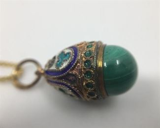 “Fabergé-Style” Egg Necklace Duo https://ctbids.com/#!/description/share/274652