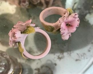 rose rings, it think they match