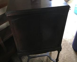 Antique wooden storage
