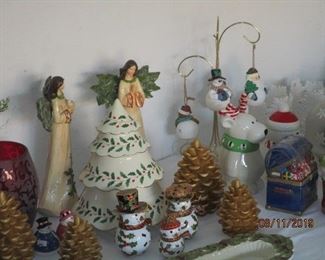 LENOX CHRISTMAS TREE AND OTHER ORNAMENTS