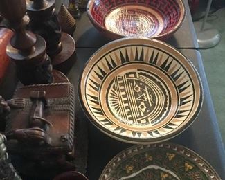 Carved and hand crafted items from Tanzania, Zimbabwe and other areas of Africa.  