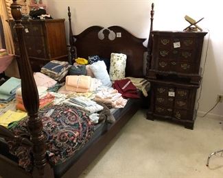 6 piece queen bedroom suite.  
Box spring included. 