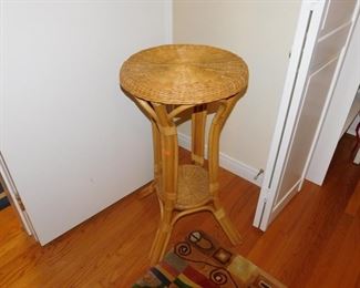 wicker plant stands