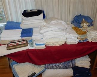 linens and towels