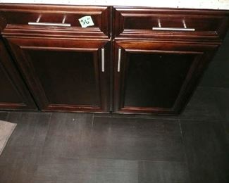 36" base cabinet with drawers & roll out. Doors & Drawers are all soft touch.