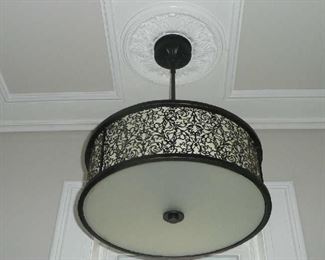 24" Ceiling Light Fixture with Medallion $75.00.