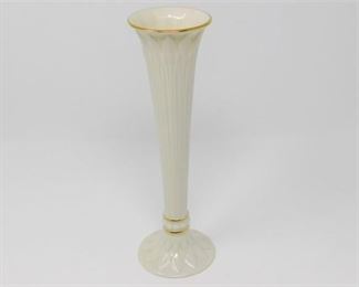 21. Lenox Porcelain Vase with 24 Karat Gold Decoration
