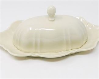 25. Lenox Porcelain Butter Dish and Lid