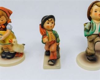 36. Three 3 Collectible Goebel Figurines