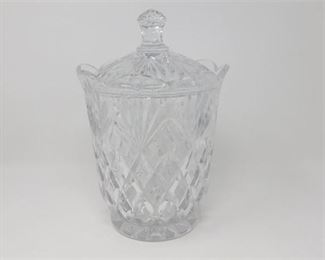 46. Crystal Lidded Ice Bucket