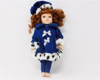 64. Doll with Faux Fur Outfit