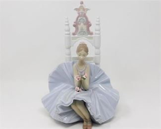 75. Lladro Porcelain Ballerina Figurine