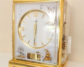 Stunning, working, vintage Jaeger-LeCoultre atmos clock, design by Marina Turler