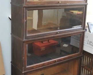 Two barrister book cases, made by Hale, from good ol' Herkimer, NY