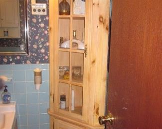 Pine Corner Cabinet Storage Great For Any Room 
