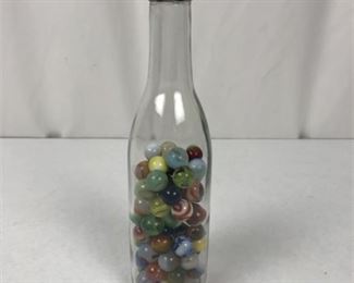 Lot 113
Bottle Filled With Marbles