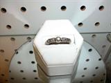 Sterling silver ring with ball in center design work on band sz 7