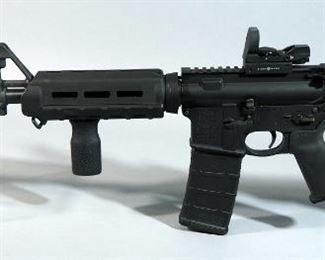 Smith & Wesson M&P 15 5.56 Nato/.223 Rifle SN# Th84995, With Adjustable Stock And Sight-Mark Red Dot Sight