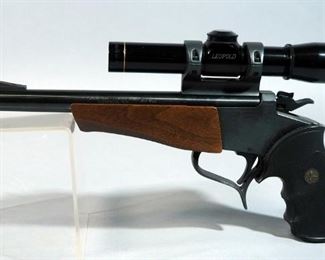 Thompson Center Arms .357 Mag Target Pistol SN# 449596, With Leupold M8-2X Extended E.R. Scope, In Hard Case