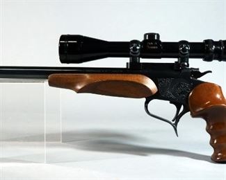 Thompson Center Arms Super 14 .223 Rem Target Pistol SN# 254447, With Burris 2-1/2X x 7x Scope, In Soft Case