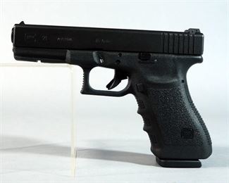 Glock Model 21 .45 Auto Pistol SN# GPM448, With Mag Loader And Paperwork, In Hard Case