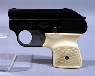 Pistola Lancia- Razzi Model 1900 Starter Pistol, Works With 22 Crimped Blank "Flobert" Bullets, In Box