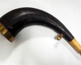 Powder Horn With Brass Cap