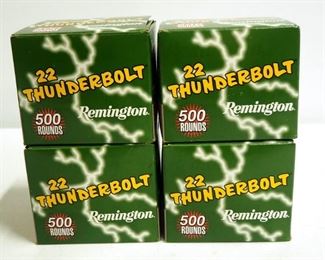 Remington 22 Thunderbolt .22LR 40 Gr Round Nose Ammo, Approx 2000 Rounds