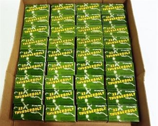 Remington 22 Thunderbolt .22LR 40 Gr Round Nose Ammo, Approx 1800 Rounds