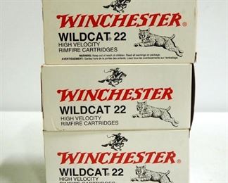 Winchester Wildcat 22LR 40 Gr Round Nose Ammo, Approx 1500 Rounds,