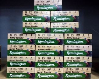 Remington Nitro Turkey 12 Ga 3-1/2" 2 Oz 4-Shot Shotshells, Approx Qty 170