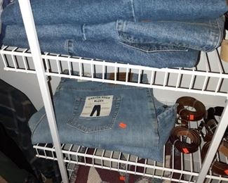 Men's Jeans, Belts and Shoes