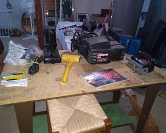 Standing Fan, Tools, and More! 