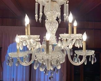 Waterford crystal 10 arm chandelier