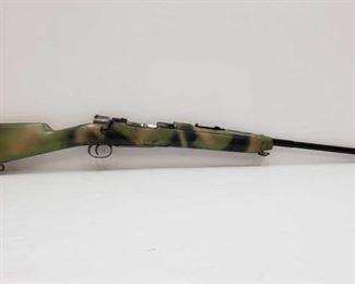 460: Fabrica de Armas 1906 .30 Cal Bolt Action Rifle
Serial Number: 09289 Barrel Length: 29"