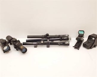 870: Three Tasco Scopes, Tru Glo Scope, NcStar Scope and More
Three Tasco Scopes, Tru Glo Scope, NcStar Scope and More