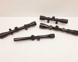 872: 4 Various Scopes
Including Simmons and more Measures from approx 10" to 12"