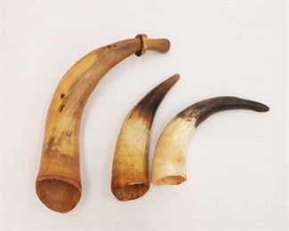 1056: Three Cow Horns
Measurments range from 8" - 11"